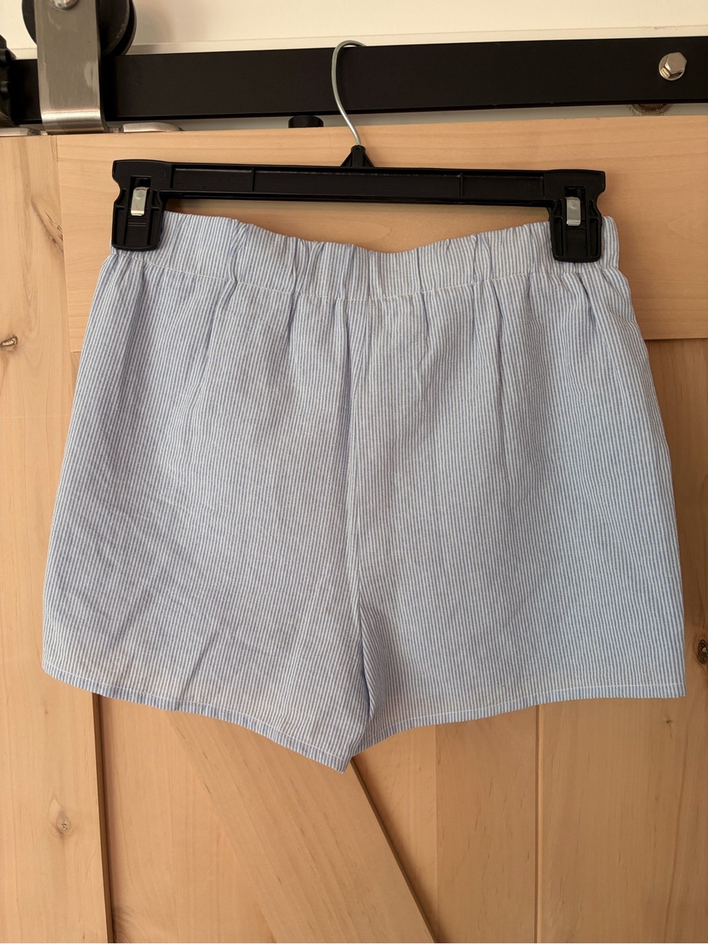 Striped Blue Tie-Waist Skort and Tank Top for Girls - Picture 4 of 8